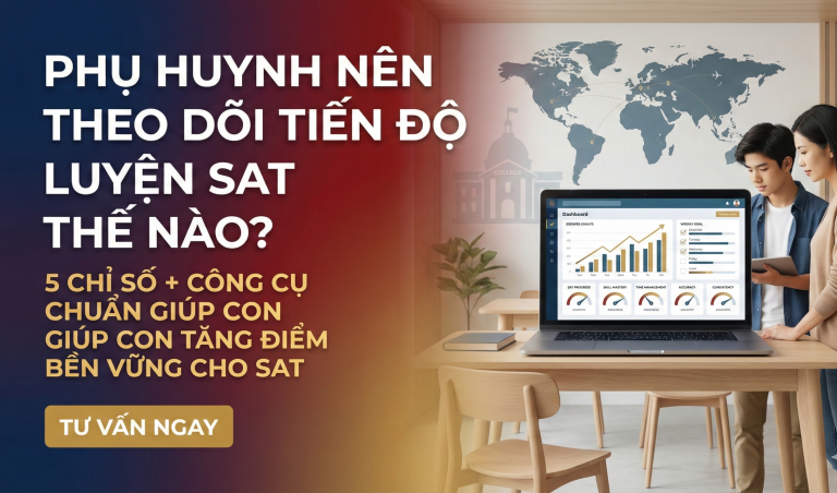 Phụ huynh nên theo dõi tiến độ luyện SAT thế nào? 5 chỉ số quan trọng cho SAT