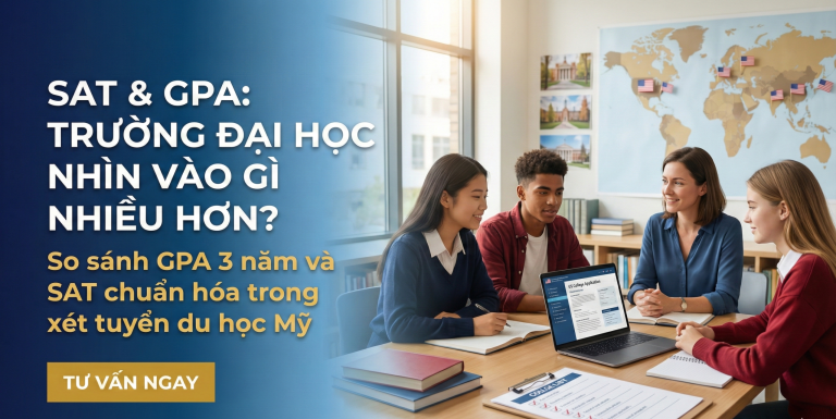 SAT & GPA: trường đại học nhìn vào gì nhiều hơn? Chiến lược tối ưu hồ sơ du học Mỹ