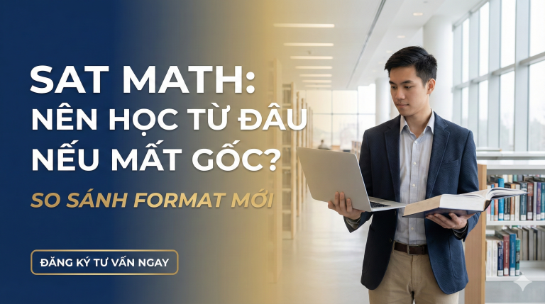 SAT Math: nên học từ đâu nếu mất gốc? Lộ trình 3–6 tháng