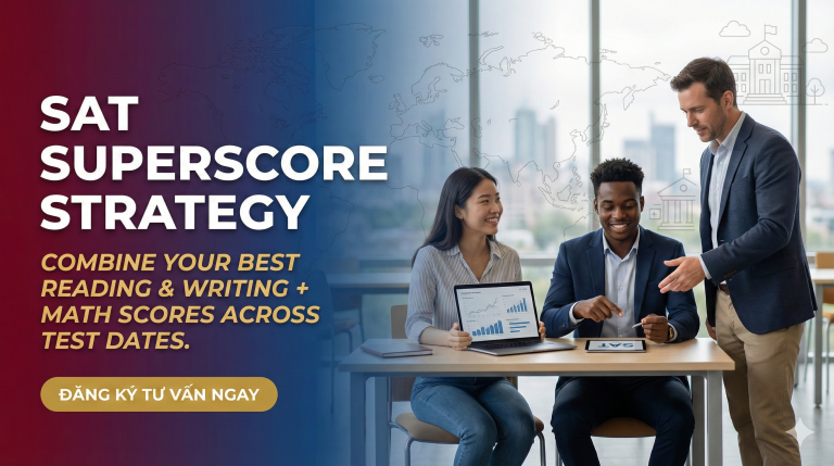 SAT Superscore – Hình thức tính điểm tối ưu từ nhiều lần thi SAT: Lưu ý quan trọng khi nộp hồ sơ du học Mỹ