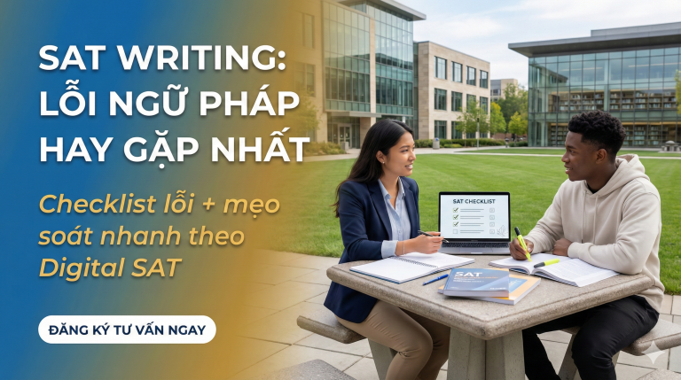 SAT Writing: Lỗi ngữ pháp hay gặp nhất trong Digital SAT và cách tránh mất điểm