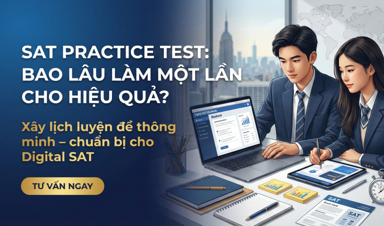 SAT practice test: bao lâu làm một lần để tối ưu điểm số Digital SAT?