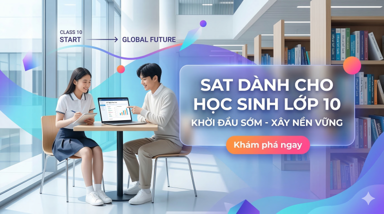 SAT dành cho học sinh lớp 10: Bí quyết học sớm để giảm áp lực lớp 11, 12