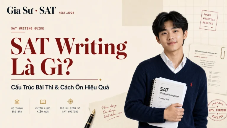 SAT Writing Là Gì? Cấu Trúc Bài Thi & Cách Ôn Hiệu Quả 2026