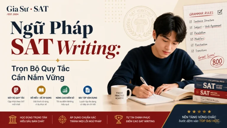 Ngữ Pháp SAT Writing: Trọn Bộ Quy Tắc Cần Nắm Vững