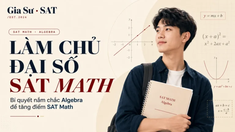 SAT Math Algebra: Bí Quyết Làm Chủ Đại Số Để Tăng Điểm SAT Math