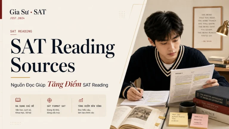 SAT Reading Sources: Nguồn Đọc Giúp Tăng Điểm SAT Reading