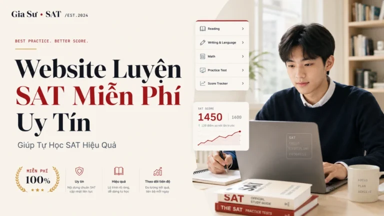 Website Luyện SAT Miễn Phí Uy Tín Giúp Tự Học SAT Hiệu Quả