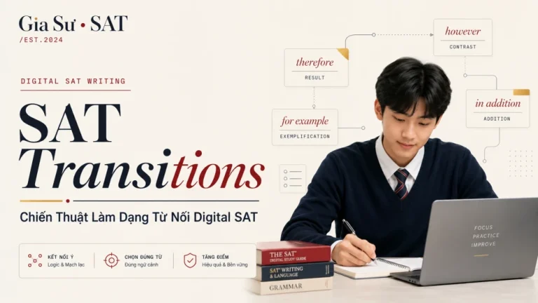 SAT Transitions: Chiến Thuật Làm Dạng Từ Nối Digital SAT