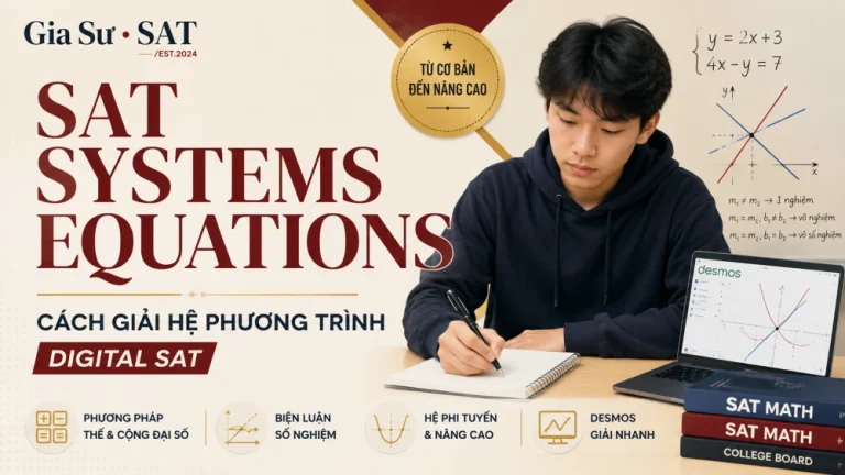 SAT Systems Equations: Cách Giải Hệ Phương Trình Digital SAT