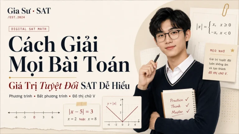 SAT Absolute Value: Cách Giải Mọi Bài Toán Giá Trị Tuyệt Đối Dễ Hiểu