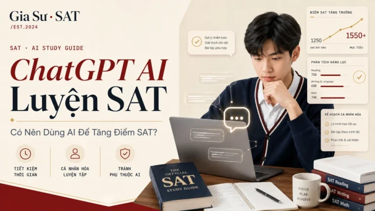 ChatGPT AI Luyện SAT: Có Nên Dùng AI Để Tăng Điểm SAT?