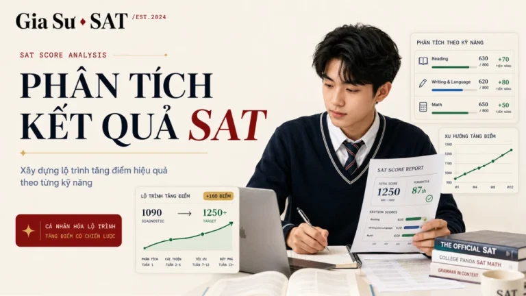Phân Tích Kết Quả SAT: Lộ Trình Tăng Điểm Hiệu Quả