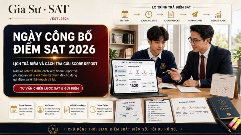 Ngày Công Bố Điểm SAT 2026: Lịch Trả Điểm Và Cách Xem Score Report