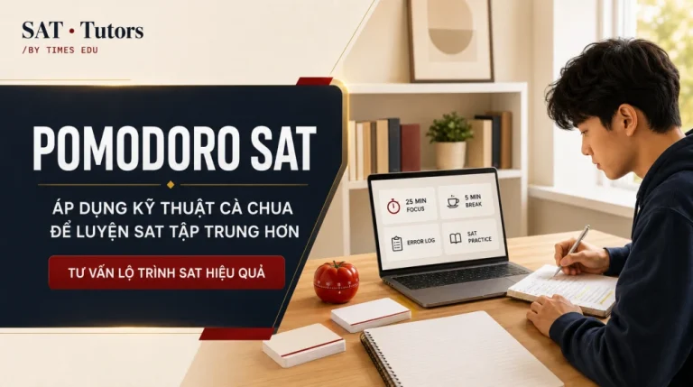 Pomodoro SAT: Cách Áp Dụng Kỹ Thuật Cà Chua Khi Luyện Thi SAT
