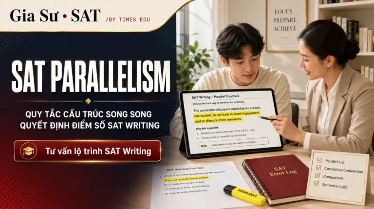 SAT Parallelism: Quy Tắc Cấu Trúc Song Song Trong SAT Writing
