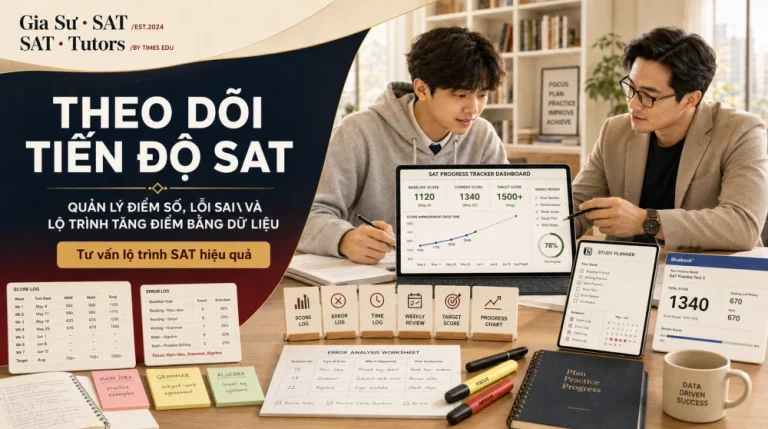 Theo Dõi Tiến Độ SAT: Cách dùng Tracker để tăng điểm hiệu quả